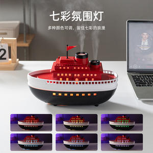 <b>Wooden</b> <b>Train</b> Humidifier USB Desktop Diffuser With Essential Oils Home Decor 31-40 Sqm 2-8 Hour Timer Yx-3000 - Product Image 5