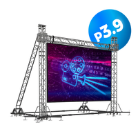 BESCAN ~HD LED-экран с улучшенной четкостью P3.91 для живых концертов и выступлений, уличный арендный LED-дисплей