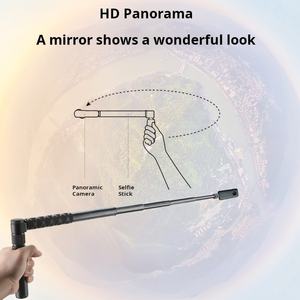 X628 Asta Selfie Invisibile Estensibile all'Ingrosso per <span class=keywords><strong>One</strong></span> X2 X3, 1,1 M 111cm, Flessibile, Allungabile, in Alluminio, Produttore Professionale - Product Image 5