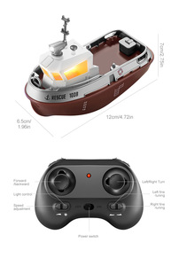 RC tekne S820 S821 S823 Mini RC tekne ile çift motorlar kablosuz elektrikli uzaktan kumanda römorkör tekne 2.4G 1/32 ölçekli oyuncaklar hediyeler için - Product Image 5