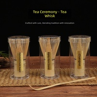 Fouet à matcha en bambou japonais Chasen 80 brins, brosse à mélanger pour cérémonie du thé, couleur naturelle, outil de mélange pour boissons