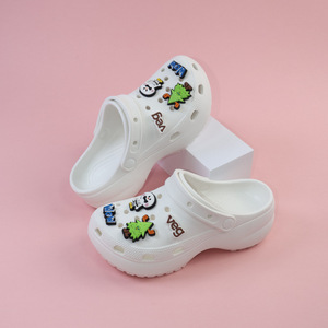 Sabots EVA pour enfants, kaki, noir, blanc, rose, taille 24-35, sandales de plage d'extérieur, antidérapantes, résistantes aux odeurs, style été, chaussures aquatiques - Product Image 3