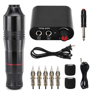 Kit de machine à tatouer pour débutants, moteur électrique, acier inoxydable, course de 3,5 mm, capacité de 10 ml, équipement de pratique pour la broderie permanente - Product Image 1