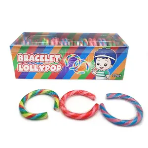 Wholesale Sweet Clolrful Hard Bracelet Lollipop Candy