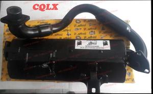 Knalpot Sepeda Motor Tiga Roda, Suku Cadang untuk Sistem Knalpot Keluar Pipa Knalpot Sepeda Motor untuk Bajaj Re 205 225 - Product Image 4