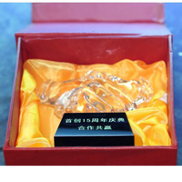 Petit trophée en cristal personnalisé, nouveau design, prix abordable pour la reconnaissance des partenaires, trophée en cristal pour salutations