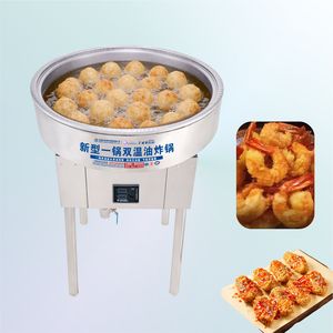 <span class=keywords><strong>Friteuse</strong></span> <span class=keywords><strong>électrique</strong></span> professionnelle en acier inoxydable Hansu HSL-20LY 20L 6000W 220V/380V avec contrôle de température pour restaurants et hôtels - Product Image 1