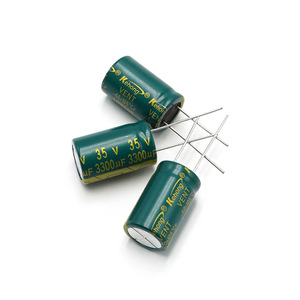 Aluminum Electrolytic Capacitor 3300uF 35V Through-Hole PET Sleeve High Ripple Current Low ESR Polarized - Product Image 2
