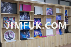 แผ่นรองเมาส์กระจกนิรภัย Cyberpunk Fantasy พร้อมแผ่นรองเมาส์กระจกเล่นเกม E-Sports ทำความสะอาดง่ายพื้นผิวเรียบเนียน - Product Image 4