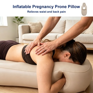 Almohada de Maternidad Inflable para Mujeres Embarazadas, Cama de Aire de Cuerpo Completo, Soporte para <span class=keywords><strong>Cabeza</strong></span> y Abdomen, Almohada de <span class=keywords><strong>Embarazo</strong></span> Inflable de PVC Ecológico - Product Image 2