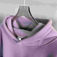 Hoodie Pria 100% Katun Tebal, Hangat untuk Musim Gugur dan Musim Dingin, Kasual