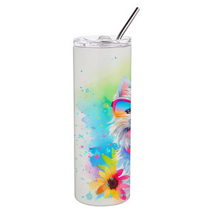 Bicchiere sottile in acciaio inossidabile Westie Hippie Dawg - Product Image 1