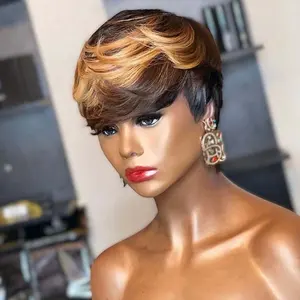 Clj Wholesale Perruque 100% Human Hair Dubai 30 13X1 T Lace Wig Short Bob Wigs With Frontal