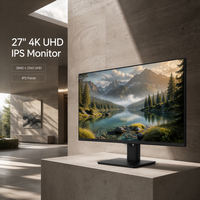 Monitor IPS 27 Inci 4K UHD 3840x2160 Layar Profesional dengan Input DP HDMI Pasokan Pabrik OEM ODM