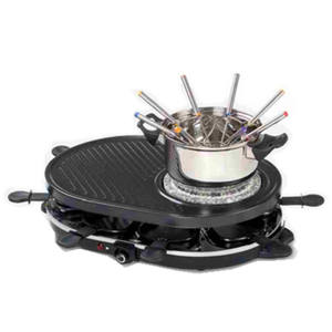 Grill à <span class=keywords><strong>raclette</strong></span> <span class=keywords><strong>rond</strong></span>, grill électrique d'intérieur - Product Image 2