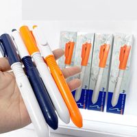Stylo bille fantaisie en plastique de 1,0 mm avec logo, pistolet à eau amusant pour accessoires de bureau amusants, vente en gros