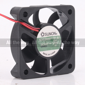Original Sunon 5V 12V 48V DC24V 1.0W AC EC 5010 50x50x10mm 5cm maglev chuyển đổi tần số yên tĩnh 2-dây KDE2405PFB1-8 Quạt làm mát - Product Image 3