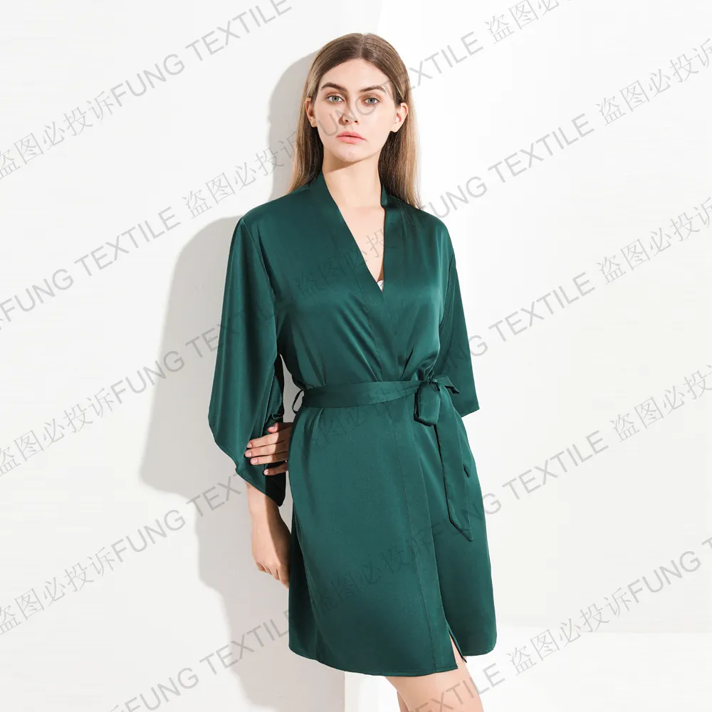 FUNG 6055 IN STOK versandfertig Seiden-Satin-Kleid für Brautjungfern