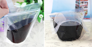 Rõ Ràng Nhựa Trong Suốt Lưu Trữ Mạnh Mẽ Túi Doypack Zipper Bag Đóng Gói Gói Trong Suốt Gói Cho Đồ Ăn Nhẹ - Product Image 4