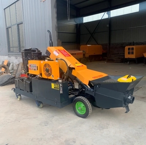 Minle nhà máy nhỏ di động DIESEL di động Trailer BƠM BÊ TÔNG Mini Bomba concreto với động cơ đáng tin cậy cho dự án xây dựng - Product Image 2
