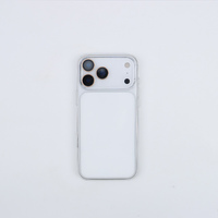 Coque de téléphone magnétique rigide avec animation pour iPhone 17 Pro, design bouton IA, accessoire de téléphone portable pour iPhone 17 Pro Max