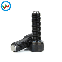Vis à bille en acier oxydé noir M6-24 VCN426, vis à pousser à six pans creux, fixation SUJ2