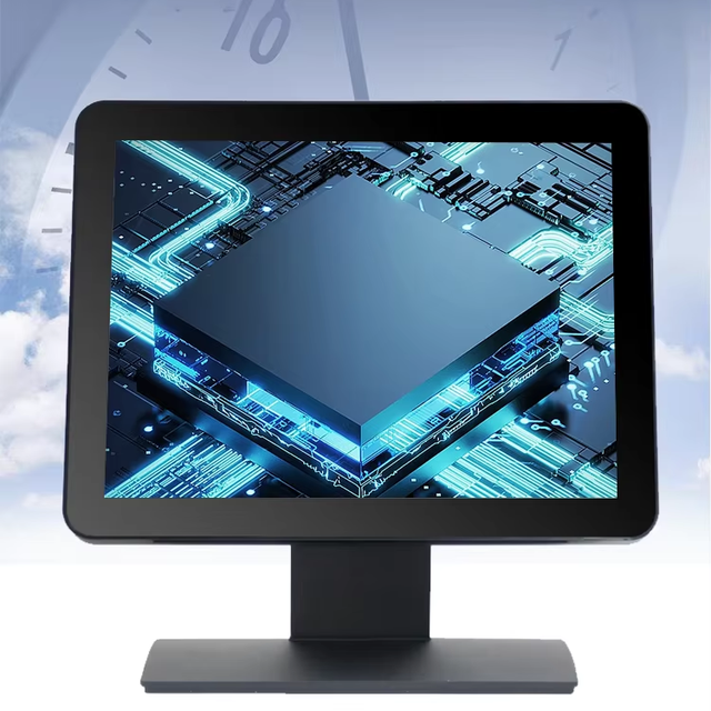 OEM Used/Refurbished 19 Inch 4:3 Industrial IP65 Waterproof Capacitive Touch Screen Monitor VGA DVI RS232 BNC for DC USB Serial