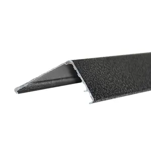 Rivestimento in polvere nero profilo in alluminio per mobili piastrelle di rivestimento da <span class=keywords><strong>Ghana</strong></span> Iraq con piegatura di taglio servizi di saldatura Made China - Product Image 1