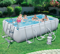 Intex 4x2m Großhandel Wasserspielprodukte für Familien Oberirdische Container-Pools Schwimmen im Freien