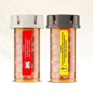 Étiquette personnalisée imperméable résistante à l'alcool pour flacon médical pharmaceutique, autocollante pour bouteille de médicament, étiquette d'emballage