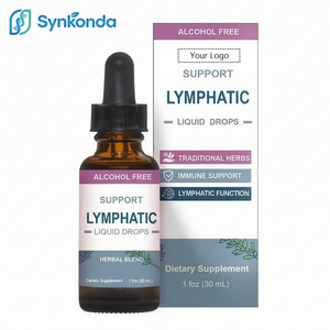Gouttes liquides <span class=keywords><strong>de</strong></span> soutien lymphatique OEM Marque privée Vente en gros Gouttes liquides Nettoyage lymphatique Soutien immunitaire Complément à base <span class=keywords><strong>de</strong></span> plantes 30ml - Product Image 1