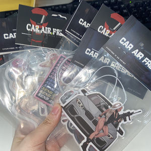 Nouveau JDM Culture série voiture désodorisant suspendu Sexy fille pneu filles voiture vue arrière solide papier voiture intérieur accessoires pendentif - Product Image 5