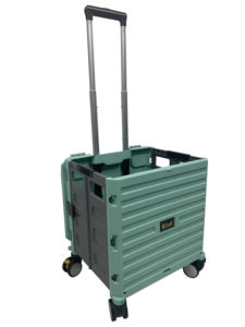 Opvouwbare Pp Abs Plastic Trolley Bagage Met 4 Wielen Draagbare Winkelwagen Grote Ruimte Koffer - Product Image 4