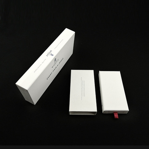 Custom Luxury Packaging Long Sliding Gift Box <b>Square</b> Box Drawer Box Jewelry Paper Foam Insert for Scissors Customized with Black - Product Image 5