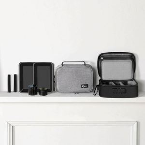 Eco-Friendly Waterproof Fabric Smoke <b>Kit</b> Carbon Lined Smell Stash <b>Bag</b> Secret Odor Proof Storage Box With Lock - Product Image 5