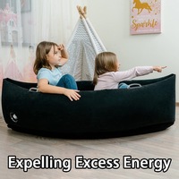 Fauteuil sensoriel gonflable en forme de pois pour enfants, siège sensoriel doux et floqué pour l'autisme, le TDAH, siège sensoriel à pression profonde pour enfants