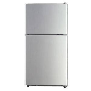 Réfrigérateur Américain à Double Porte et Congélateur Haut 128L, en Acier Inoxydable, Froid Statique, pour Usage Domestique et Commercial, Garantie 1 An BCD-128 - Product Image 1