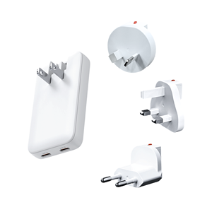 Adaptador de Corriente de Viaje GaN de 65W, Carga Rápida, Tamaño Compacto - Product Image 1