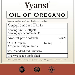 Cápsulas de aceite de orégano de marca privada de ALTA CALIDAD, que favorecen la salud digestiva, el refuerzo inmunológico y la salud del corazón. - Product Image 2