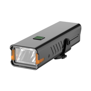 Lumière de vélo en alliage d'aluminium, feu d'avertissement avant et arrière pour vélo de route et de montagne, conduite de nuit, étanche IPX4, batterie 2000mAh - Product Image 4