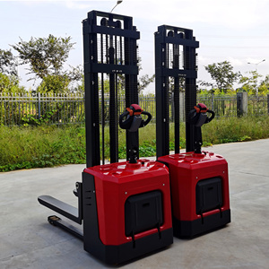 รถยกพาเลทแบบกึ่งไฟฟ้า ราคาถูก รับน้ำหนัก 1500กก. 2000กก. จัดส่งรวดเร็ว - Product Image 3