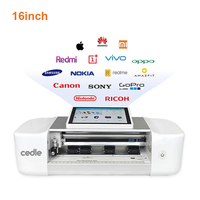 Cedle Portable 16 pouces – Nouvelle machine de découpe de films hydrogel universels pour protecteurs d'écran, la plus petite et la plus compacte, idéale pour les entreprises de vente au détail de téléphonie mobile