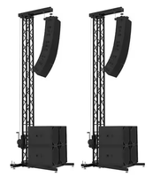 Support de scène pliable mobile d'extérieur de 6 m de hauteur, support de levage robuste pour éclairage de scène et support à manivelle pour événements DJ