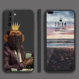 Cartoon Monkey Phone Case for Samsung Galaxy A73 A53 A33 A23 A72 A52 A42 A32 A12 A71 A51 A31 Silicone Cases Soft Back Cover