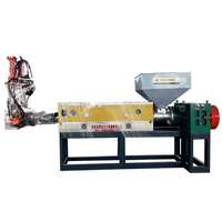 Granulateur en plastique à Double vis en gros d'usine pour moteur de Film de coton perle mousse Epe EPS PE produit des granulés de haute qualité