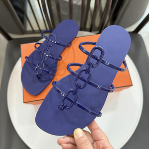 Nuovo Modello 2026: Sandali Bassi di Lusso con Punta Quadrata, Ciabatte da <span class=keywords><strong>Donna</strong></span> alla Moda per Esterni, Primavera, Spiaggia, Infradito Jelly, <span class=keywords><strong>Scarpe</strong></span> da <span class=keywords><strong>Donna</strong></span> - Product Image 3