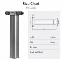Fraise à rainures en T indexable à coins arrondis, avec plaquettes RCMT, pour usinage de moules CNC, refroidissement interne