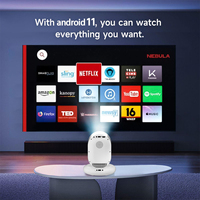 Mini proyector portátil de fábrica con batería Home Theater Android Smart Tv Proyector 4K Full Hd teléfono móvil proyectores al aire libre