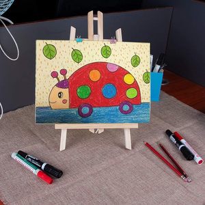 Cavalletto da tavolo regolabile in legno da 12 pollici portatile da disegno per la pittura di disegno per bambini e ragazzi artisti <span class=keywords><strong>Studio</strong></span> - Product Image 4
