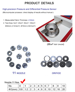 Testeur de perméabilité à l'<span class=keywords><strong>air</strong></span> numérique pour tissus textiles de laboratoire Liyi - Product Image 3
